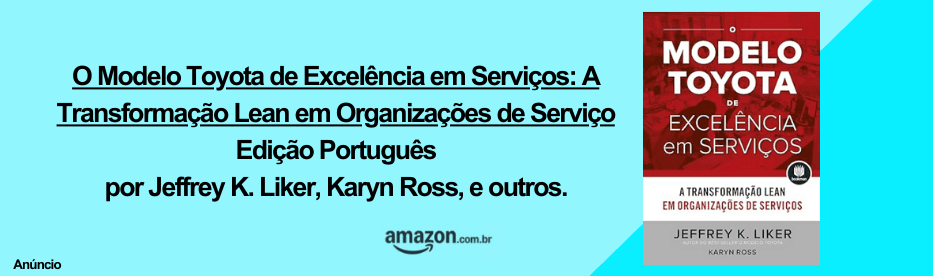 Livro sobre o Sistema Toyota aplicado em empresas prestadoras de serviços
